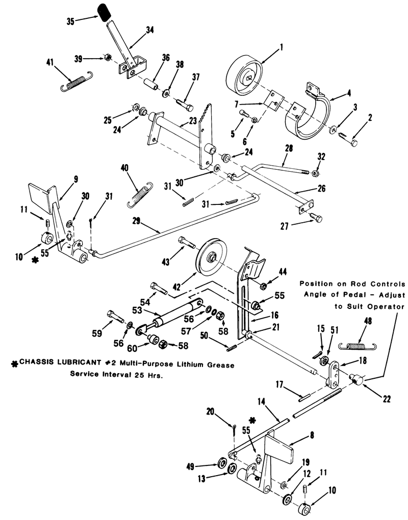 Clutch Brake And Speed Control Linkage