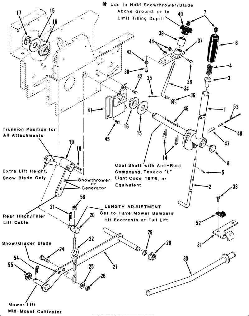 Manual Lift Linkage