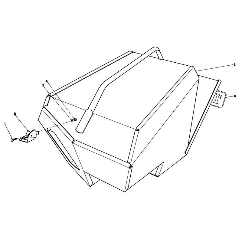 Steel Grass Catcher Model 22099 Optional