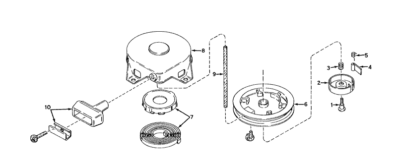 Starter No 590420 electric Start Model