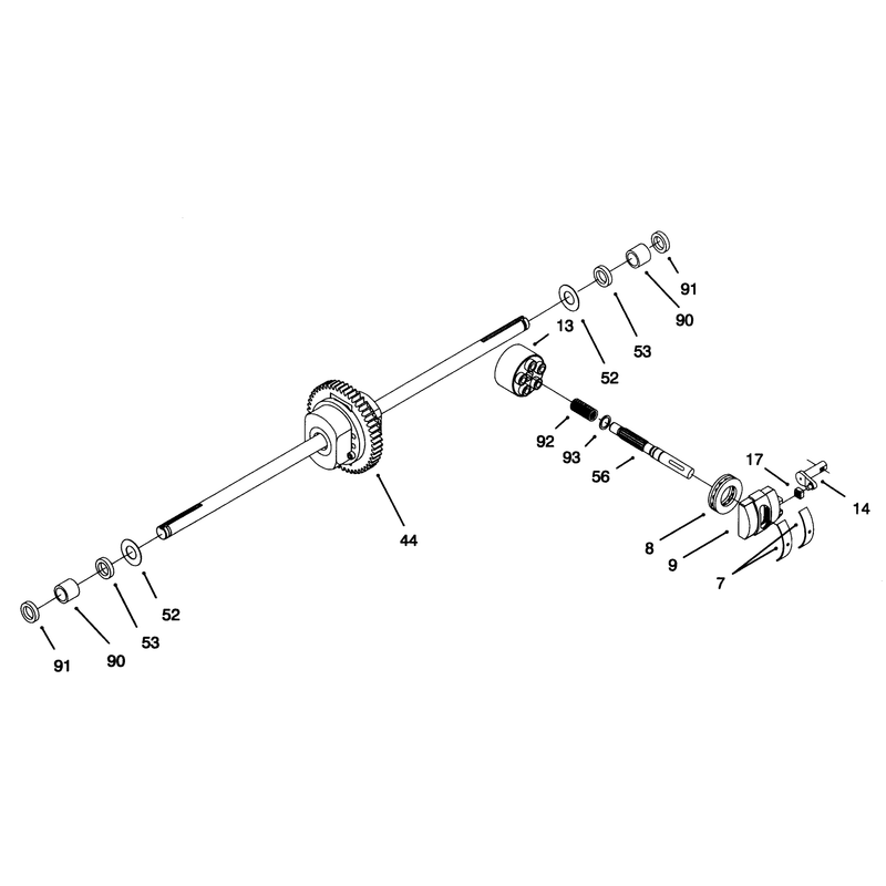 Hydro Transaxle Assembly Continued