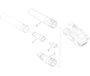 Cordless Axial Blower Assembly