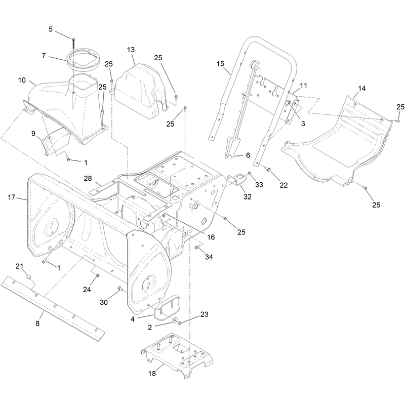 Frame and Housing Assembly