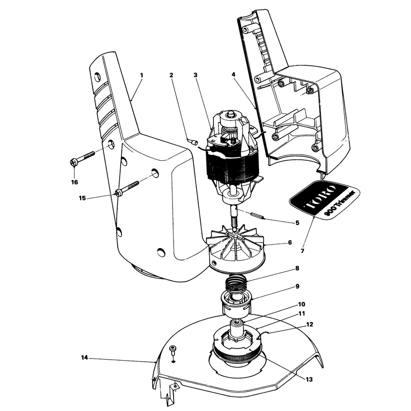 Motor and Housing Assembly