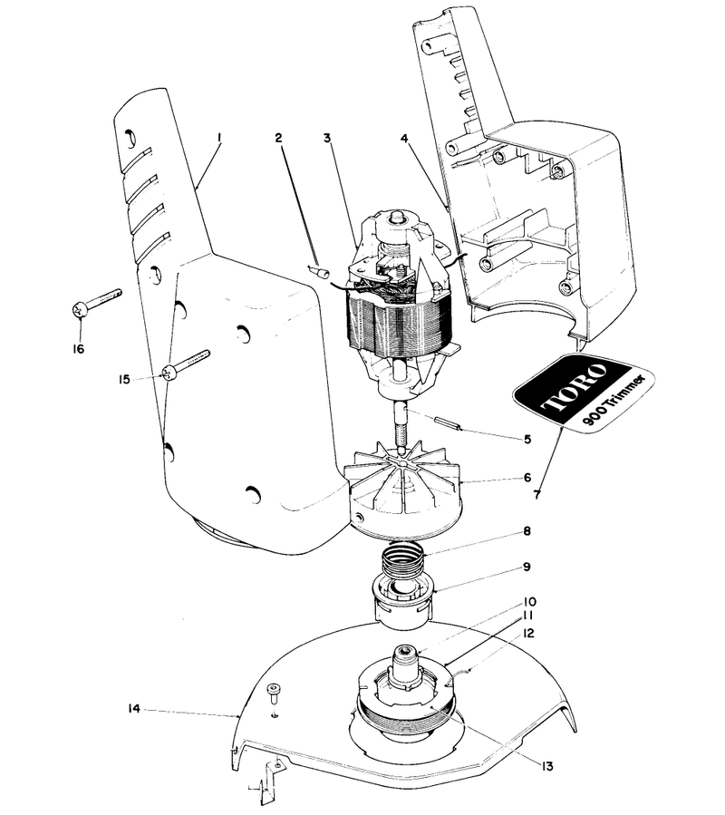 Motor and Housing Assembly