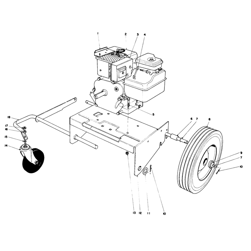 Engine and Base Assembly Model 62912