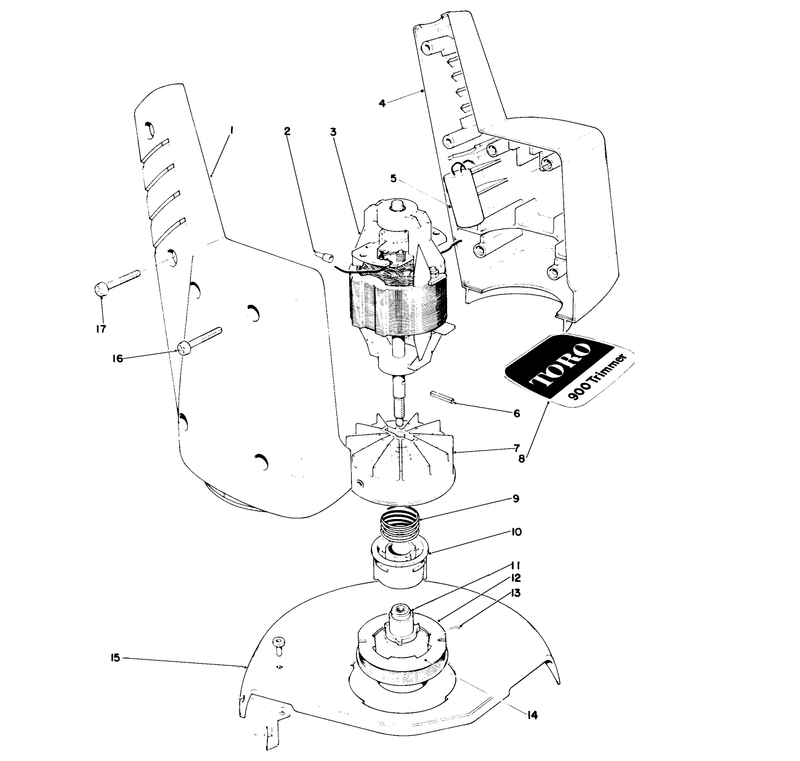 Motor and Housing Assembly