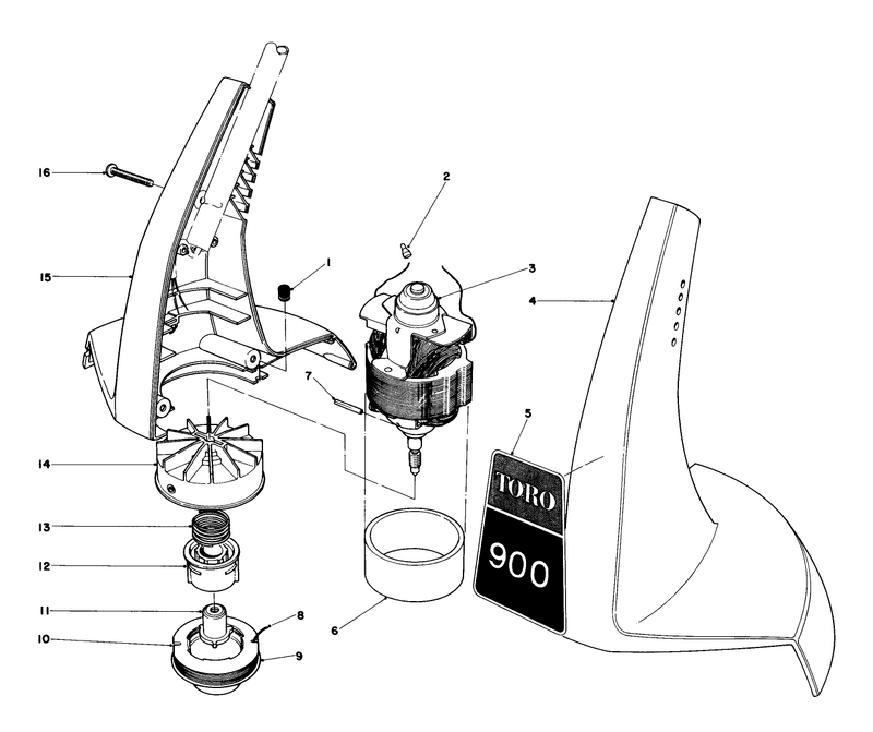 Motor and Housing Assembly