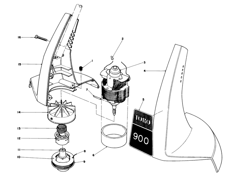 Motor and Housing Assembly