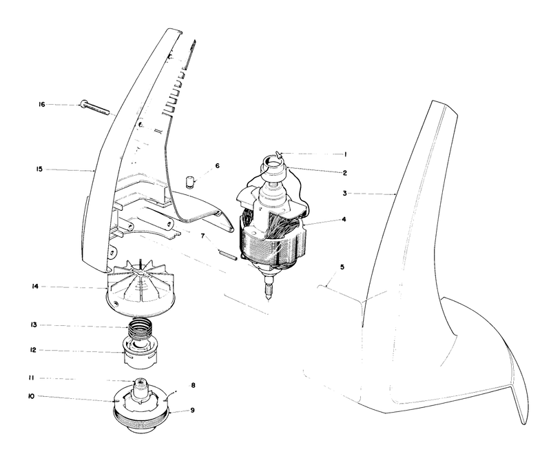Motor and Housing Assembly