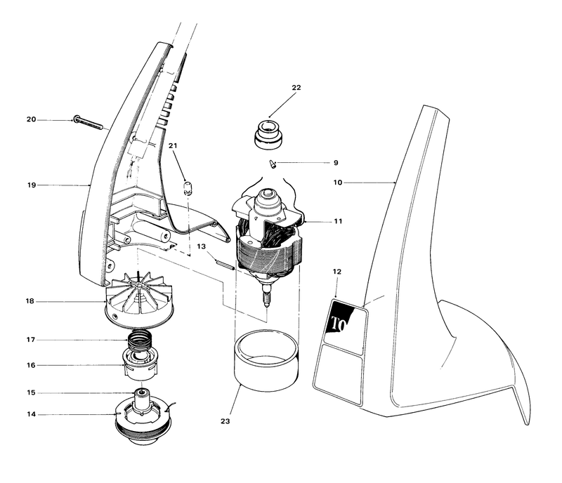 Motor and Housing Assembly