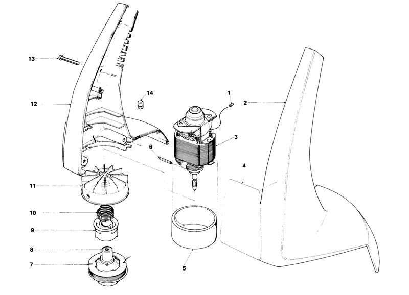 Motor and Housing Assembly