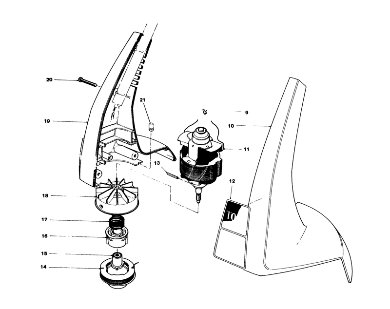 Motor and Housing Assembly
