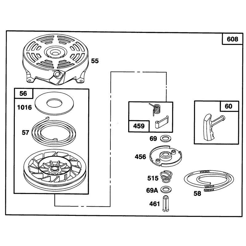 Engine Briggs and Stratton Model 127702-0645-01