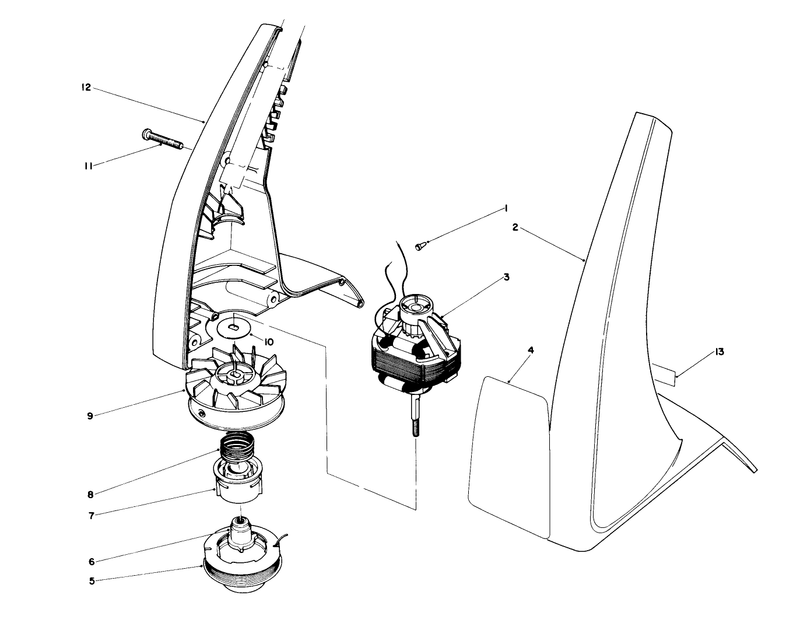 Motor and Housing Assembly