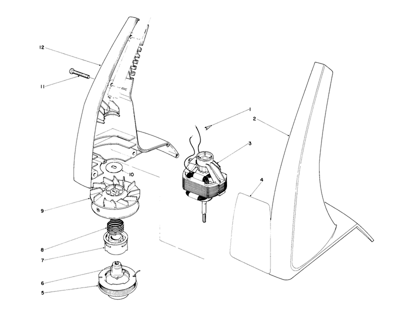 Motor and Housing Assembly