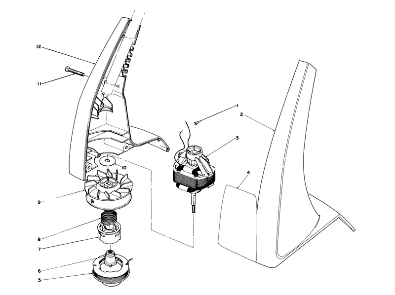 Motor and Housing Assembly