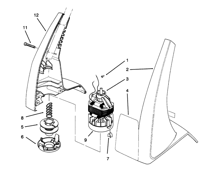 Motor and Housing Assembly