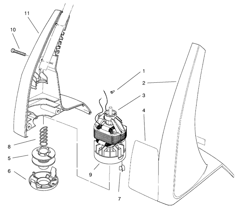 Motor and Housing Assembly