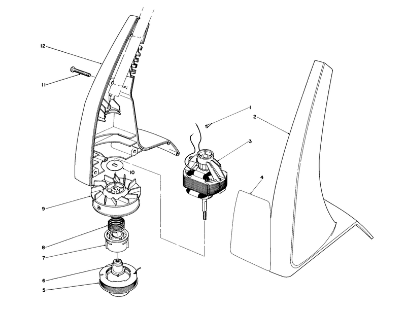 Motor and Housing Assembly