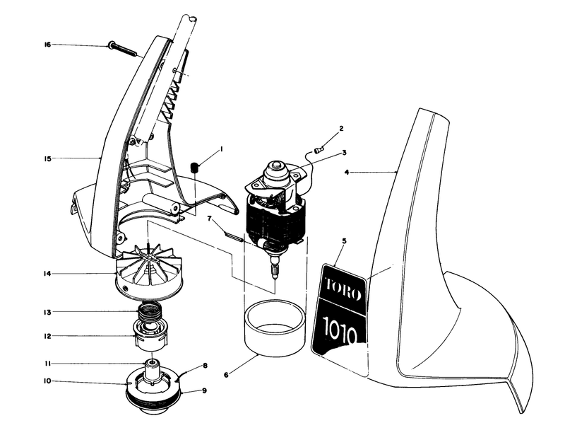 Motor and Housing Assembly