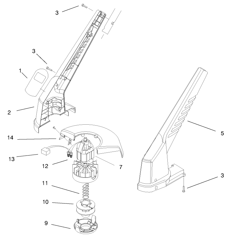 Motor and Housing Assembly