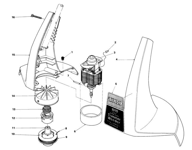 Motor and Housing Assembly