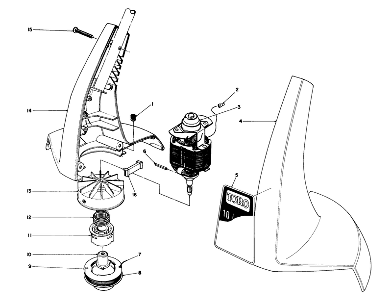 Motor and Housing Assembly