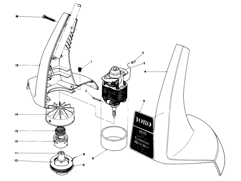 Motor and Housing Assembly
