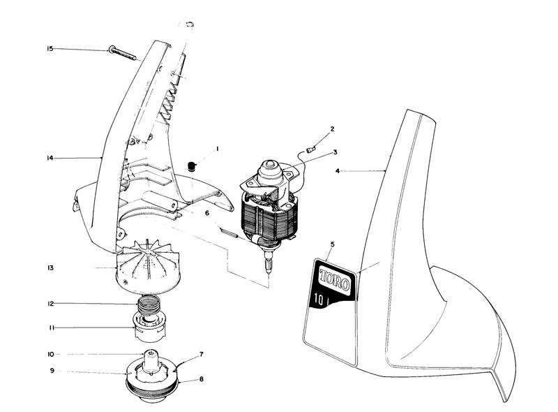 Motor and Housing Assembly