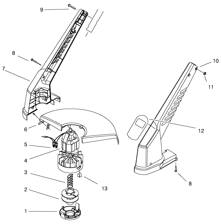 Motor and Housing Assembly