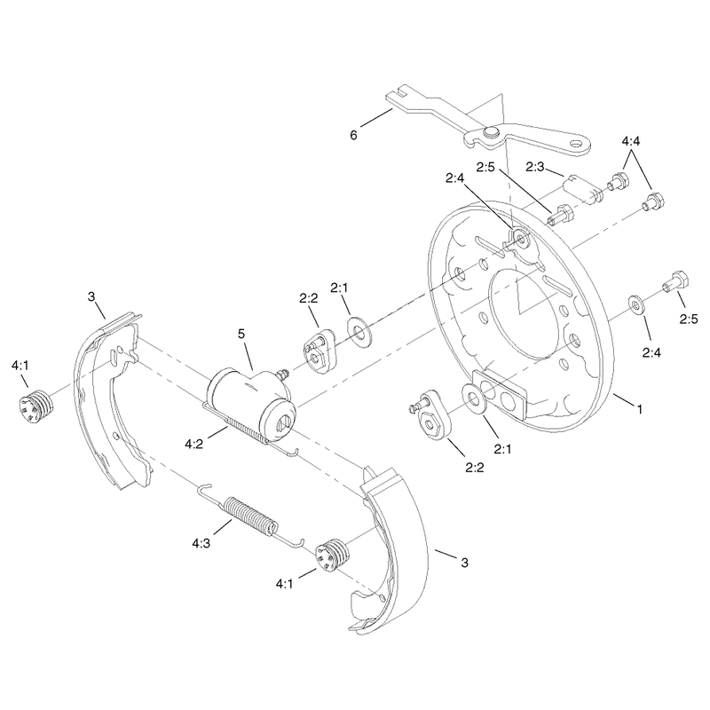 Left Hand Brake Assembly No 104-6807