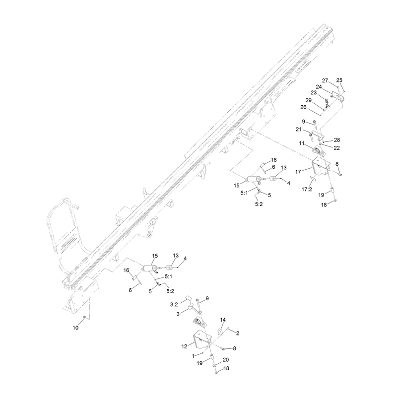 Rod Box Bearing and Cylinder Assembly