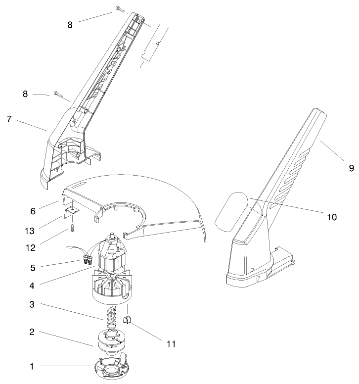Motor and Housing Assembly