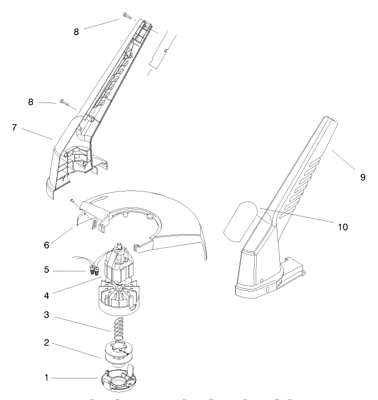 Motor and Housing Assembly