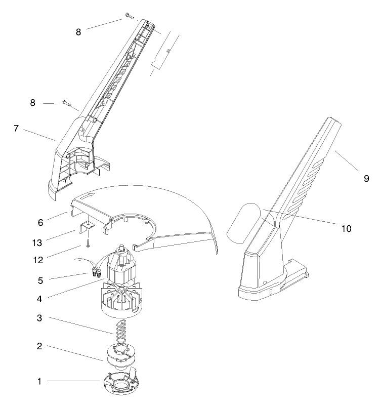 Motor and Housing Assembly