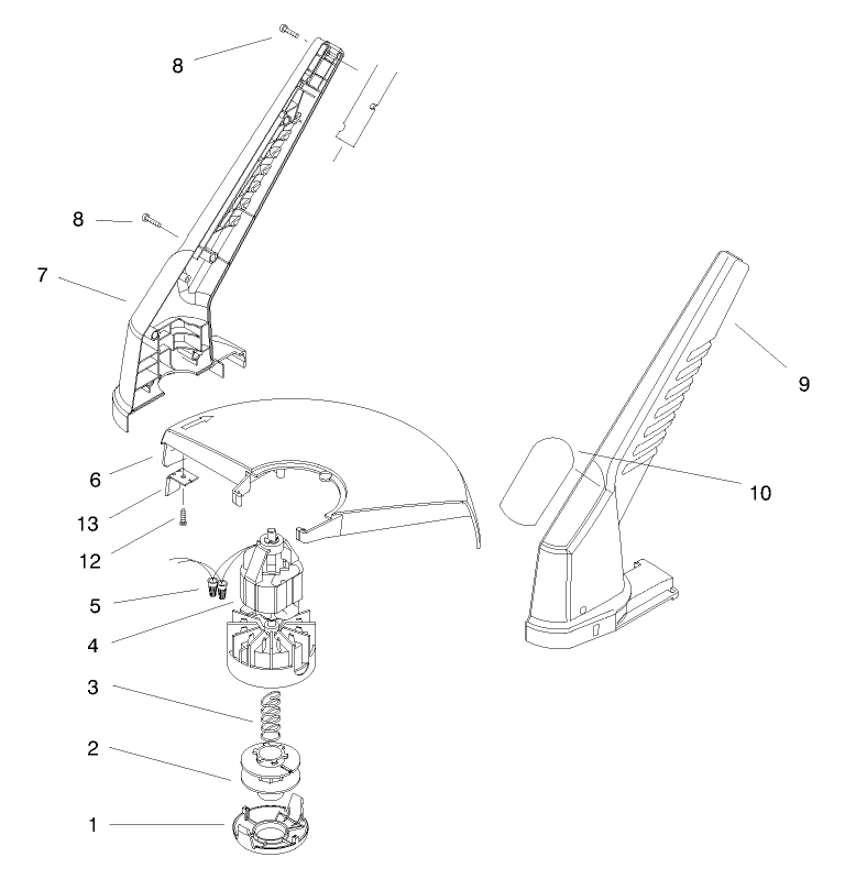 Motor and Housing Assembly