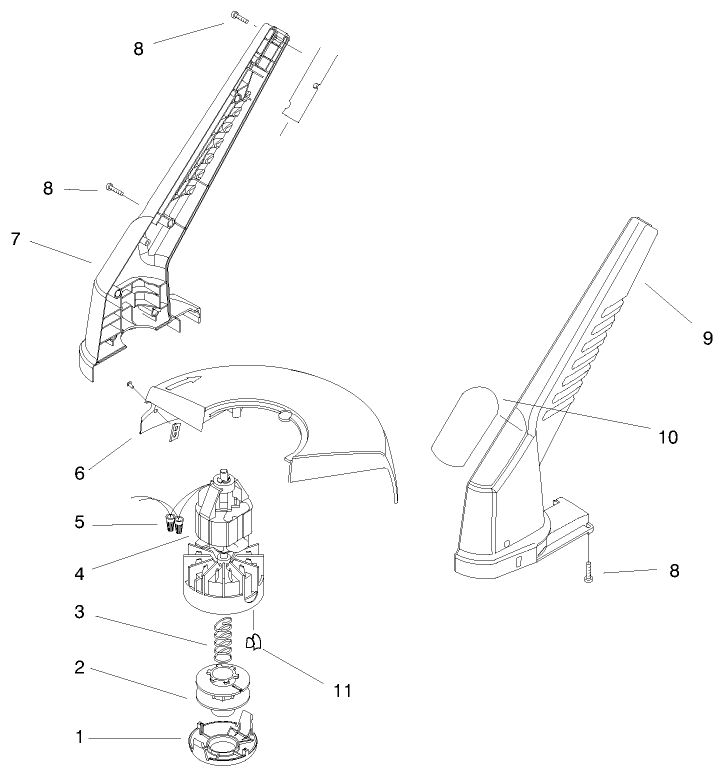 Motor and Housing Assembly