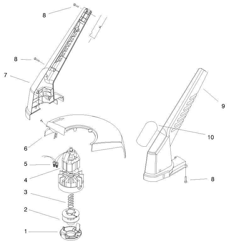Motor and Housing Assembly