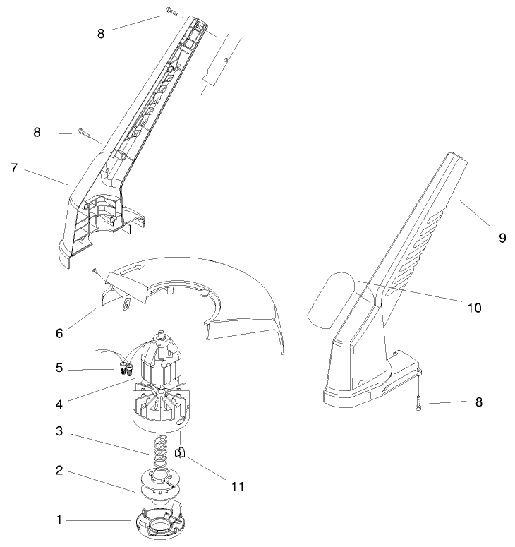 Motor and Housing Assembly