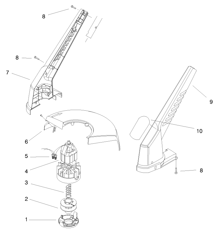Motor and Housing Assembly