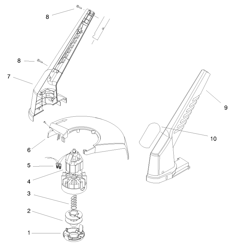 Motor and Housing Assembly