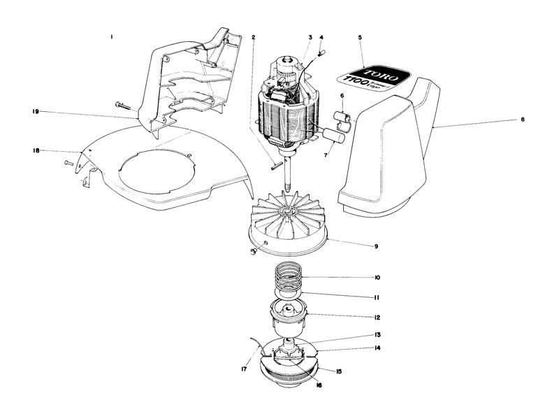 Motor and Housing Assembly