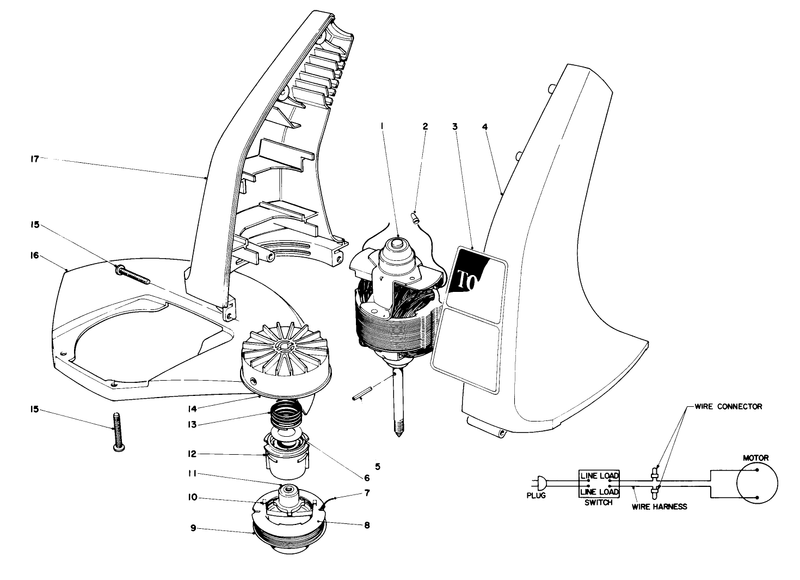 Motor and Housing Assembly