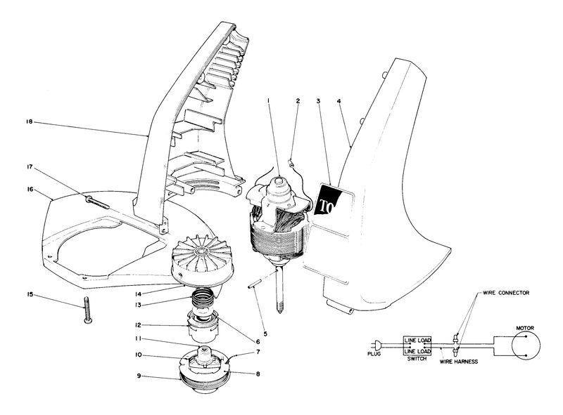 Motor and Housing Assembly