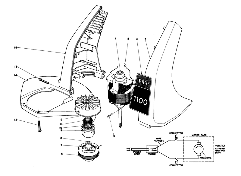 Motor and Housing Assembly