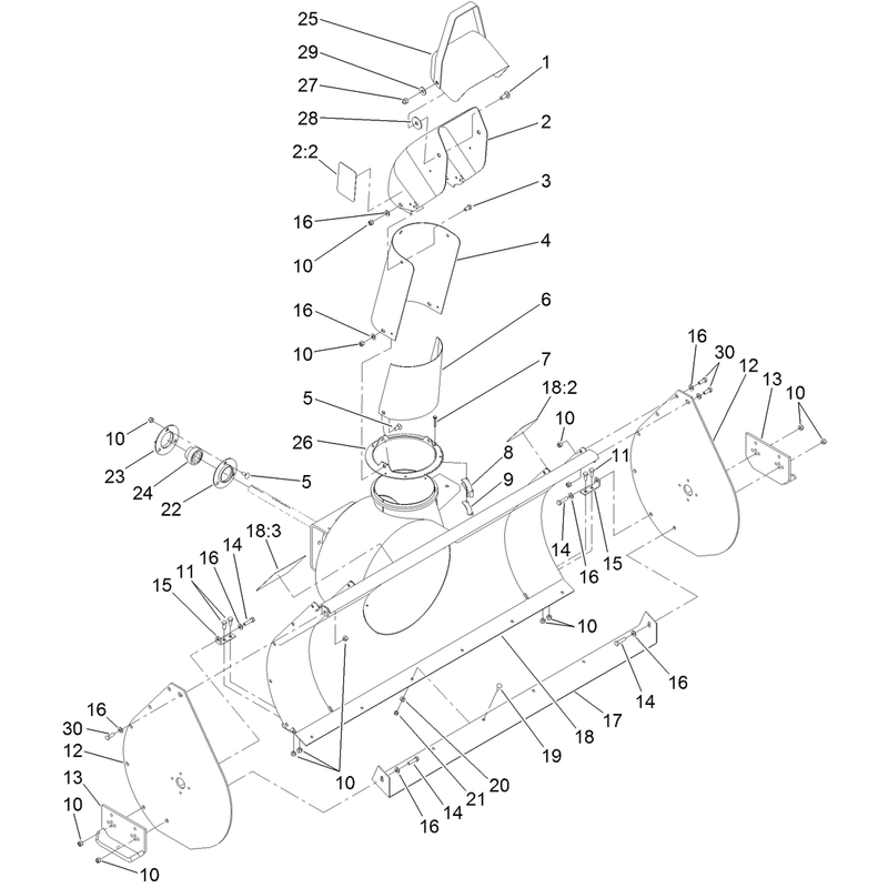 Discharge Chute Assembly