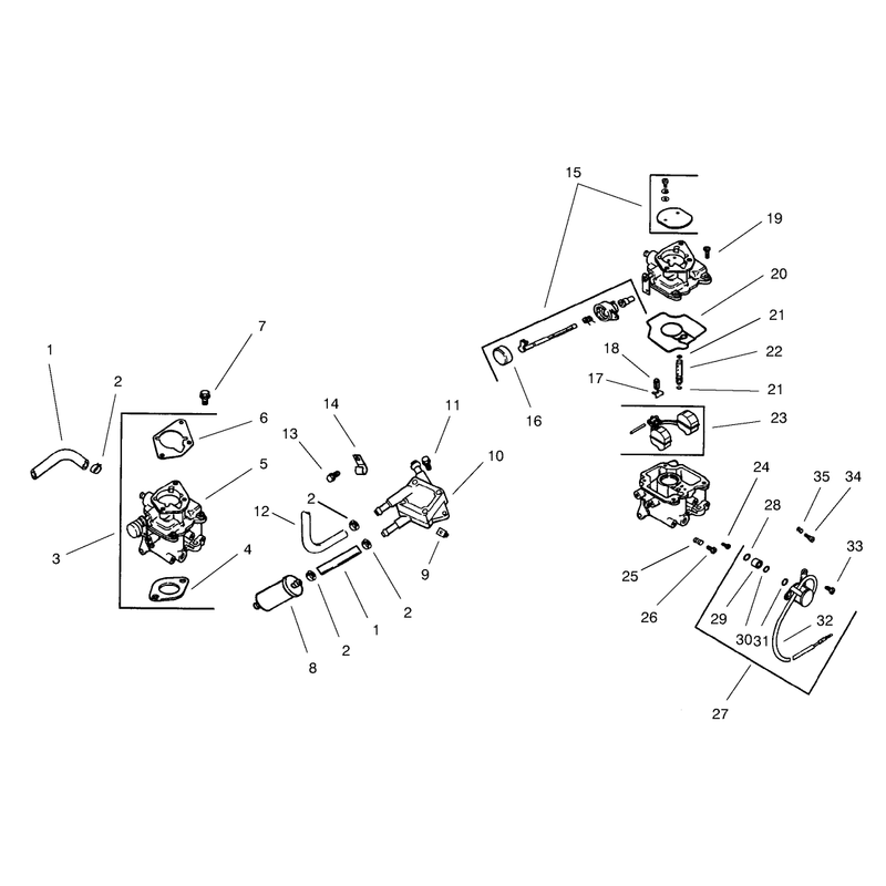 Fuel System Assembly Kohler CH22S-66545