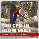 Toro 51619 340 CFM Ultra Corded Electric Leaf Blower/Vac