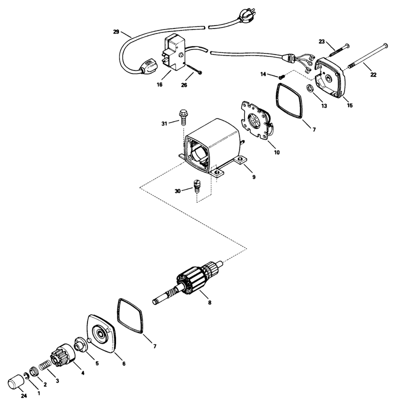 Electric Starter Motor Kit No. 37-4810